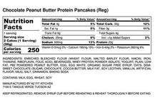 Chocolate Peanut Butter Protein Pancakes