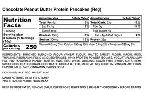 Chocolate Peanut Butter Protein Pancakes