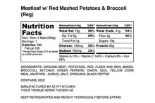 Meatloaf w/ Mashed Potatoes and Broccoli