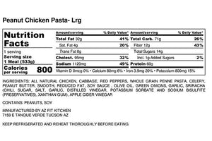 Peanut Chicken Pasta