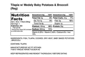 Tilapia w/ Medley Baby Potatoes & Broccoli