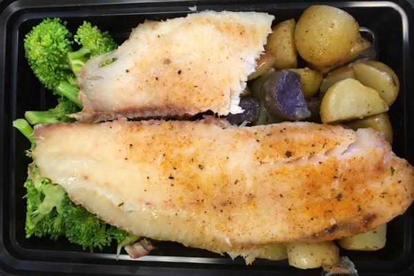 Tilapia w/ Medley Baby Potatoes & Broccoli